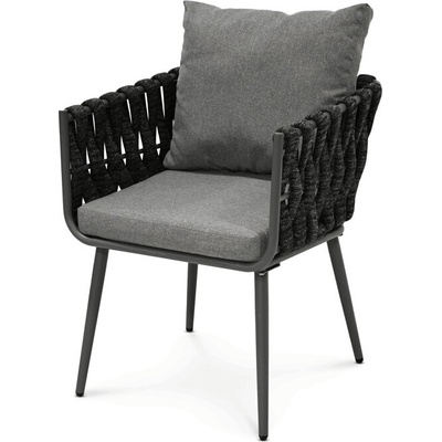 AUTRONIC záhradná stolička AZC-1105 GREY sivá
