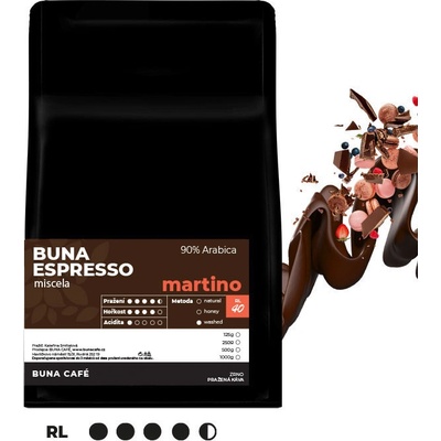 BUNA CAFÉ Buna Espresso martino 90% 1 kg