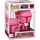 Sběratelské figurky Funko Pop! 498 Star Wars The Mandalorian with Grogu Valentine