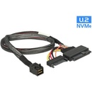 Delock kábel SFF-8643 samec gt; U.2 SFF-8639 samec + SATA napájací konektor / 50 cm 84819