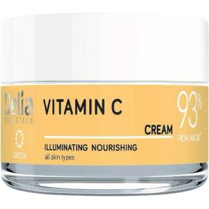 Delia Cosmetics Озаряващ дневен крем за лице с витамин C, 50 ml