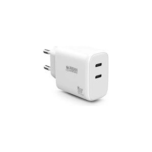 Urban Factory Мрежово зарядно устройство, 2xUSB-C (20W+45W), URBAN FACTORY PGC65UF (PGC65UF)