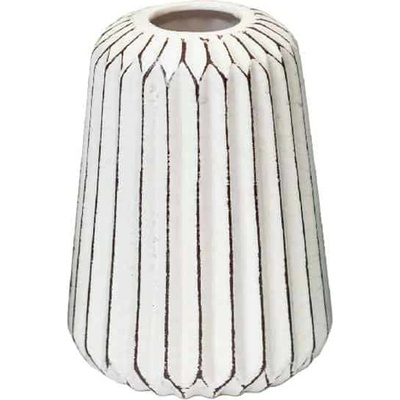 ВАЗА КЕРАМИЧНА 17см 11251 БЯЛА (11251)