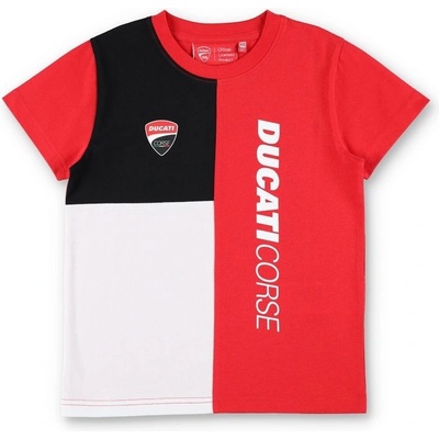 Ducati Corse triko detské červená bílá