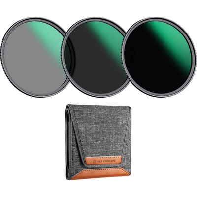 KF Concept Nano-D sada 3 ND filtrů ND8+ND64+ND1000 (82mm)