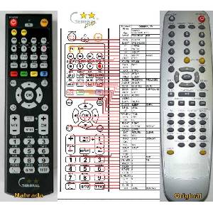 GENERAL MASCOM MC4210, MC4310 - съвместимо дистанционно управление на марката General (MC4210, MC4310) Дистанционно