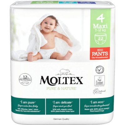 Moltex Pure & Nature Natahovací Maxi 7-12 kg 22 ks
