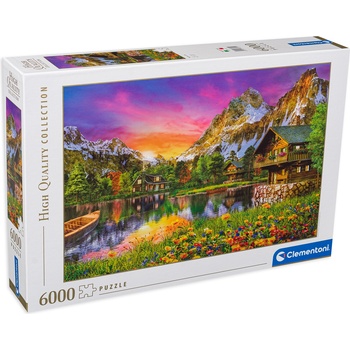 Clementoni Пъзел Clementoni от 6000 части - Езеро в Алпите (36531)