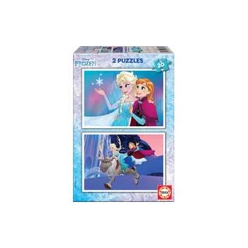 Image 1 of Educa - Puzzle 2x20 Frozen - 40 - 99 piese