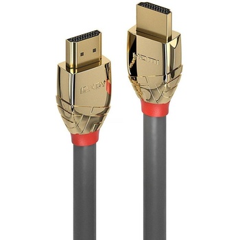 Image 1 of Lindy Lindy Ultra High Speed HDMI кабел, Gold Line, сив, 3м (37603)