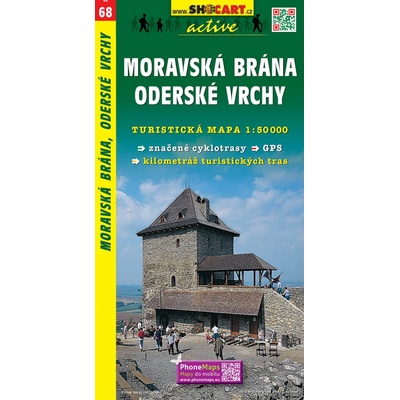 Moravská brána Oderské vrchy mapa 1:50 000 č. 68