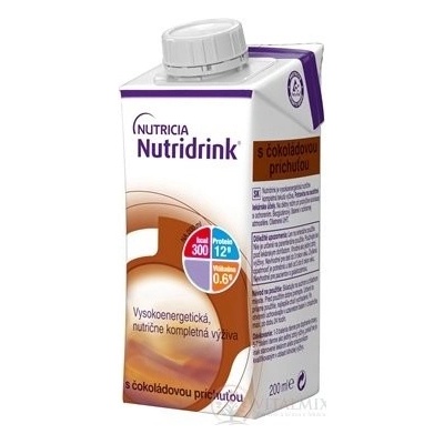 NUTRIDRINK S PŘÍCHUTÍ ČOKOLÁDOVOU POR SOL 1X200ML