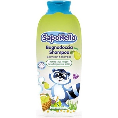 saponello Sprchový gél a šampón 2v1 hruška 400 ml