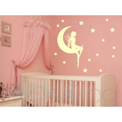 Лунна фея - комплект със звезди (1165)