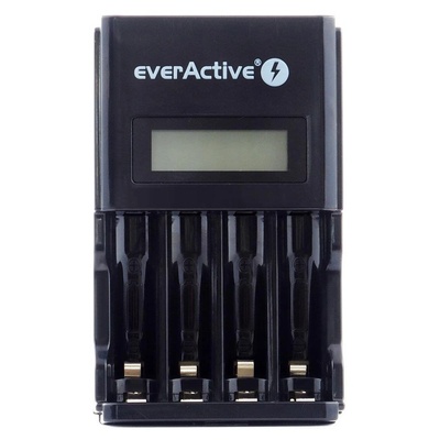 EverActive Зарядно устройство, everActive, За Ni-MH батерии, Черно (NC450B)