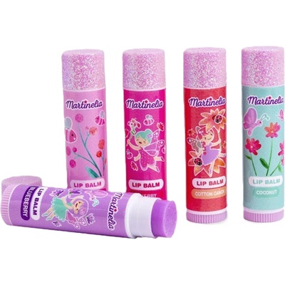 Aquarius Cosmetic Козметичен комплект Martinelia Fairy Things - Балсам за устни с несесер, 5 броя
