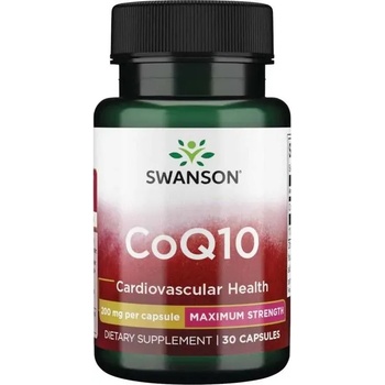 Swanson CoQ10, 200 mg, 30 капсули, Swanson (SWU034)