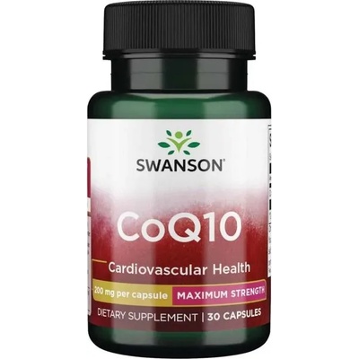 Swanson CoQ10, 200 mg, 30 капсули, Swanson (SWU034)