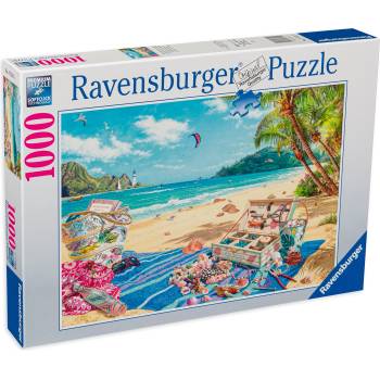 Ravensburger Пъзел Ravensburger от 1000 части - На плажа (12000425)