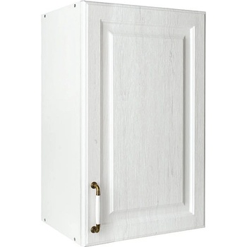 Matis Кухненски шкаф горен с една врата rustic v45 бял