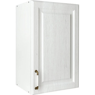 Matis Кухненски шкаф горен с една врата rustic v45 бял