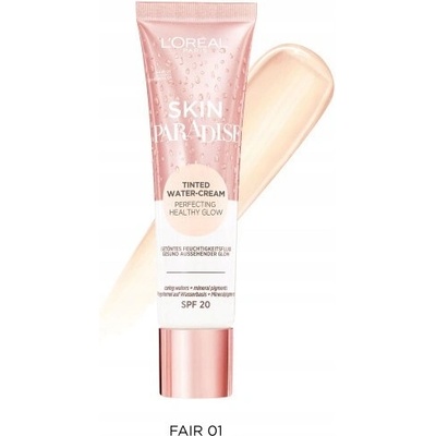 L'Oréal Paris Skin Paradise Cream 01 Fair make-up na tvár 30 ml