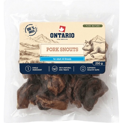 Ontario Pure Nature Sušené bravčové rypáčiky 250 g
