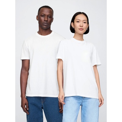 GAP Памучна унисекс тениска GAP GAP | Byal | МЪЖЕ | S