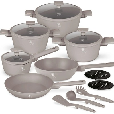Berlingerhaus s titanovým povrchom 15 ks Taupe Collection BH-8111