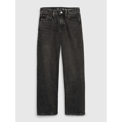 GAP detské džínsy '90s loose organic čierna