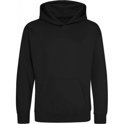 Just Hoods dětská mikina s klokankou Skipi tryskáčově černá