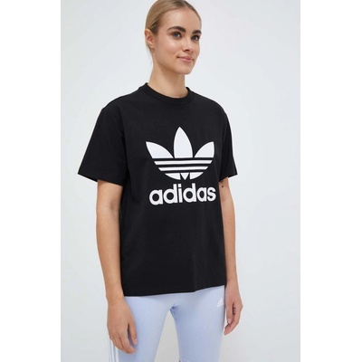 adidas ORIGINALS TREFOIL TEE BLACK Čierna
