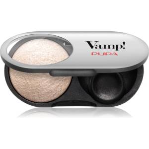 PUPA Vamp! Radiant Baked Eyeshadow дълготрайни сенки за очи с блясък цвят 201 - Sparkling Gold 1 гр