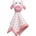 Pearhead Мека кърпичка Pearhead - Owl pink, С играчка (83109)