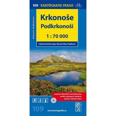 Cykloturistická mapa č. 109 Krkonoše Podkrkonoší 1 : 70 tis.