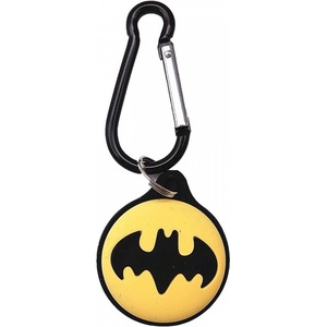 Loco Силиконов кейс с карабинер за Apple AirTag - Loco Cartoon Batman Apple AirTag Case (черен) (LOC016BAT)