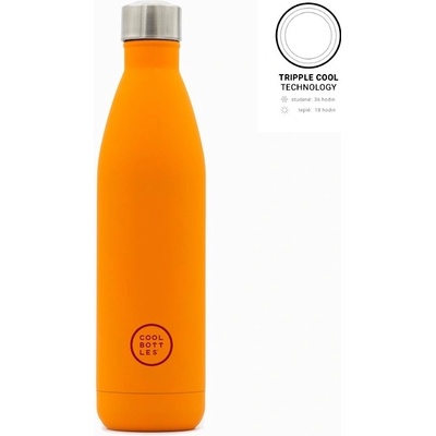 Cool Bottles Termo fľaša z nerezovej ocele Vivid Orange 750 ml