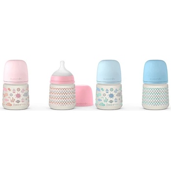 Suavinex kojenecká láhev Memories modrá 150 ml