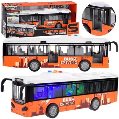 Jokomisiada Velký autobus s otevíracími dveřmi + zvuk, světlo