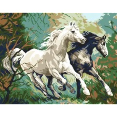 Казанлъшки гоблени Гоблен Мустангите Puppets (Унгарски)