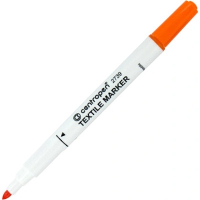 Centropen popisovač 2739 na textil oranžová