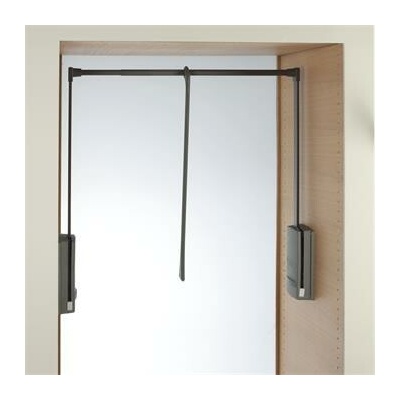 Servetto šatní sklopná tyč Junior 440 610 mm antracit/antracit