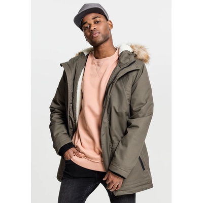 Urban Classics Мъжко зимно яке Urban Classics цвят маслинаUB-TB1814-00176 - Маслина, размер L
