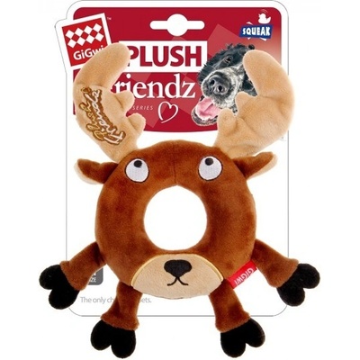 GiGwi Plush Friendz Kroužek Sob 20 x 19 x 2,5 cm