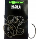 Korda Klor Hooks Barbless vel.4 10 ks