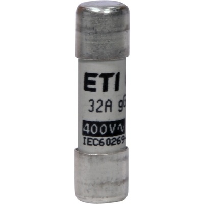 CH10 gG 32A/400V Válcová pojistková vložka, velikost CH10, charakteristika gG, In = 32A, Icn = 120kA, Un = 400V AC, Pd=2,8W – Hledejceny.cz