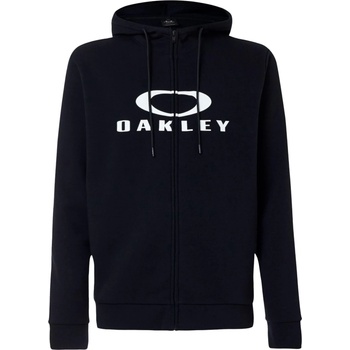 Oakley Мъжко яке за тренировка Oakley Bark Full Zip Hoodie 2.0 Training jacket - Black / White (003-3531-0213)