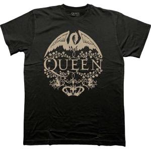 Queen Floral Crest Mono Black S Риза (QUTS106MB01)
