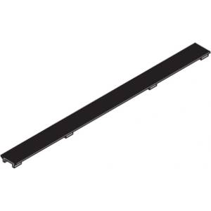 I-Drain DZIGNSTONE - Дизайнерска решетка за вани Solid Linear с дължина 70 см, черен мат DP. GS. IN. 0695. Z (DP.GS.IN.0695.Z)