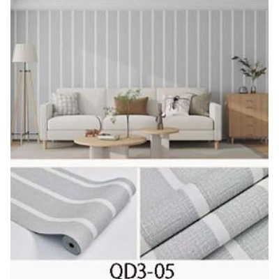 САМОЗАЛЕПВАЩ pvc ТАПЕТ | Модел: qd3-5 i Цвят: Сиво и Бяло | ДЕСЕН: ПРИНТИРАН ЛЕН | РАЗМЕР: 50СМ*2.8М*2мм (4-3)